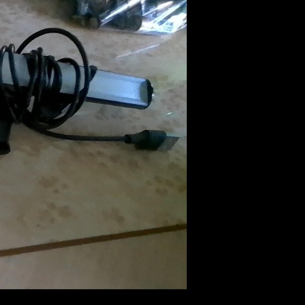 2 Pack LED Light Sticks USB - Black